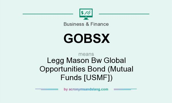 What does GOBSX mean? It stands for Legg Mason Bw Global Opportunities Bond (Mutual Funds [USMF])