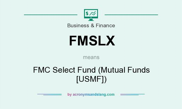What does FMSLX mean? It stands for FMC Select Fund (Mutual Funds [USMF])