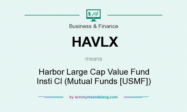 What does HAVLX mean? It stands for Harbor Large Cap Value Fund Insti Cl (Mutual Funds [USMF])