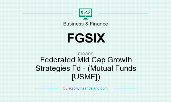 What does FGSIX mean? It stands for Federated Mid Cap Growth Strategies Fd - (Mutual Funds [USMF])