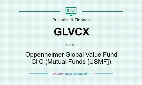What does GLVCX mean? It stands for Oppenheimer Global Value Fund Cl C (Mutual Funds [USMF])