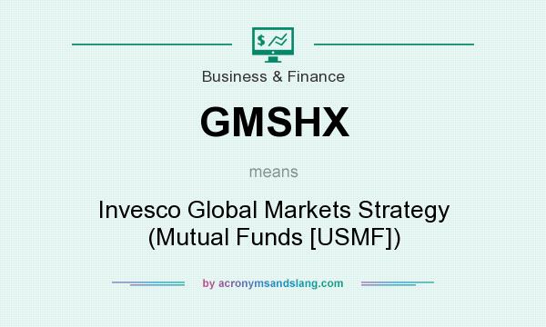 What does GMSHX mean? It stands for Invesco Global Markets Strategy (Mutual Funds [USMF])