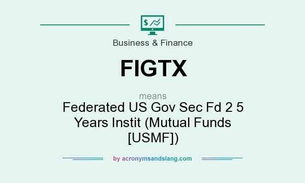 What does FIGTX mean? It stands for Federated US Gov Sec Fd 2 5 Years Instit (Mutual Funds [USMF])