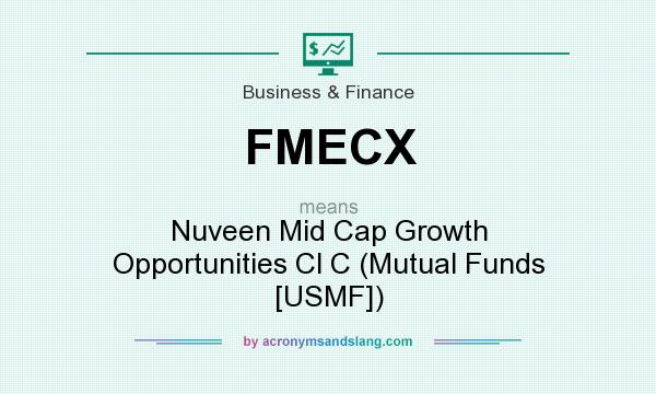 What does FMECX mean? It stands for Nuveen Mid Cap Growth Opportunities Cl C (Mutual Funds [USMF])