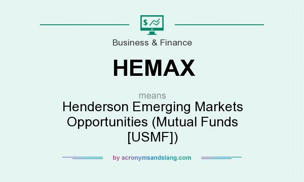 What does HEMAX mean? It stands for Henderson Emerging Markets Opportunities (Mutual Funds [USMF])