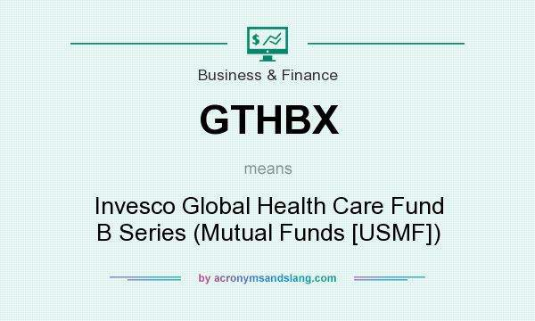 What does GTHBX mean? It stands for Invesco Global Health Care Fund B Series (Mutual Funds [USMF])