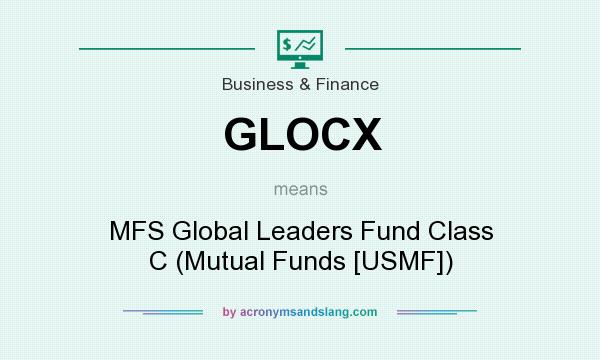 What does GLOCX mean? It stands for MFS Global Leaders Fund Class C (Mutual Funds [USMF])