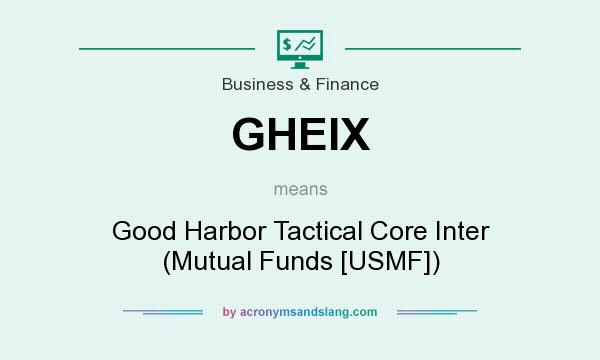 What does GHEIX mean? It stands for Good Harbor Tactical Core Inter (Mutual Funds [USMF])