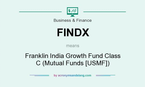 What does FINDX mean? It stands for Franklin India Growth Fund Class C (Mutual Funds [USMF])