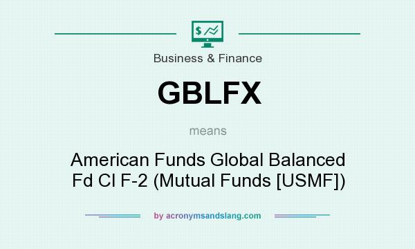 What does GBLFX mean? It stands for American Funds Global Balanced Fd Cl F-2 (Mutual Funds [USMF])