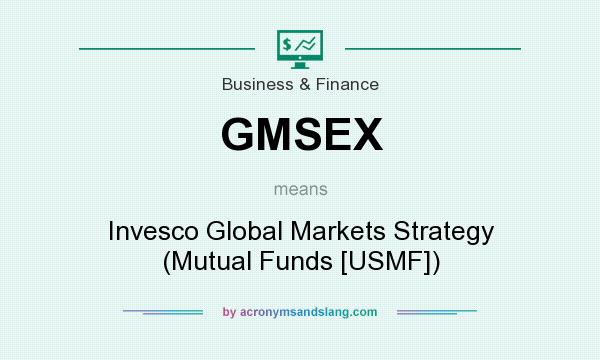 What does GMSEX mean? It stands for Invesco Global Markets Strategy (Mutual Funds [USMF])
