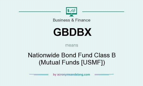 What does GBDBX mean? It stands for Nationwide Bond Fund Class B (Mutual Funds [USMF])