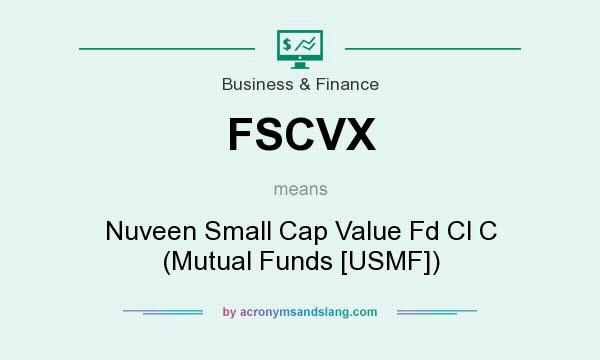 What does FSCVX mean? It stands for Nuveen Small Cap Value Fd Cl C (Mutual Funds [USMF])