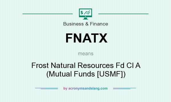What does FNATX mean? It stands for Frost Natural Resources Fd Cl A (Mutual Funds [USMF])