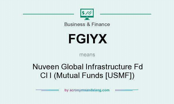 What does FGIYX mean? It stands for Nuveen Global Infrastructure Fd Cl I (Mutual Funds [USMF])