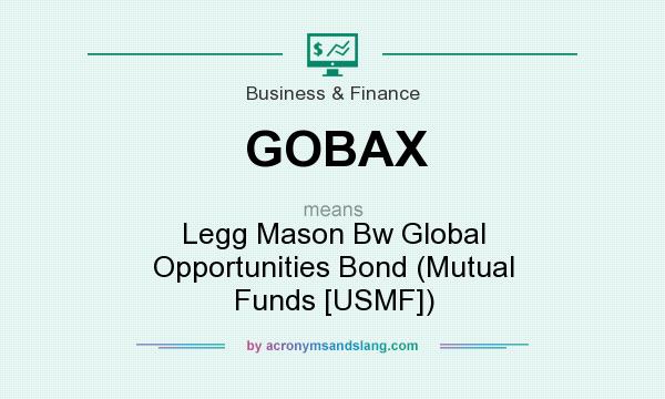 What does GOBAX mean? It stands for Legg Mason Bw Global Opportunities Bond (Mutual Funds [USMF])