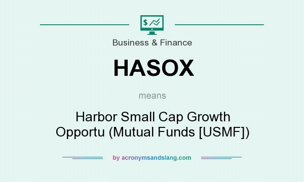 What does HASOX mean? It stands for Harbor Small Cap Growth Opportu (Mutual Funds [USMF])