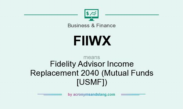 What does FIIWX mean? It stands for Fidelity Advisor Income Replacement 2040 (Mutual Funds [USMF])