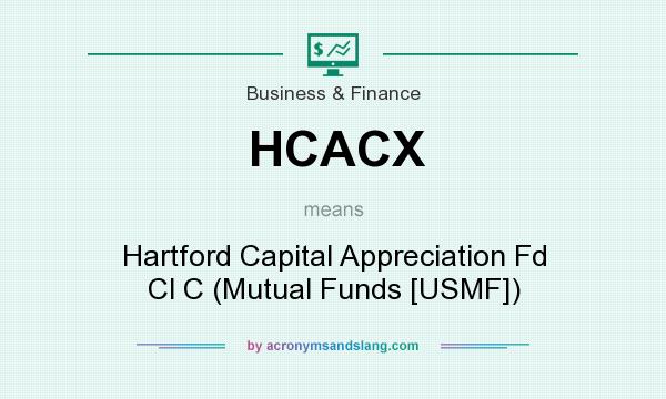 What does HCACX mean? It stands for Hartford Capital Appreciation Fd Cl C (Mutual Funds [USMF])
