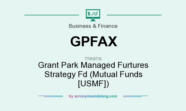 What does GPFAX mean? It stands for Grant Park Managed Furtures Strategy Fd (Mutual Funds [USMF])