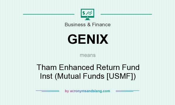 What does GENIX mean? It stands for Tham Enhanced Return Fund Inst (Mutual Funds [USMF])