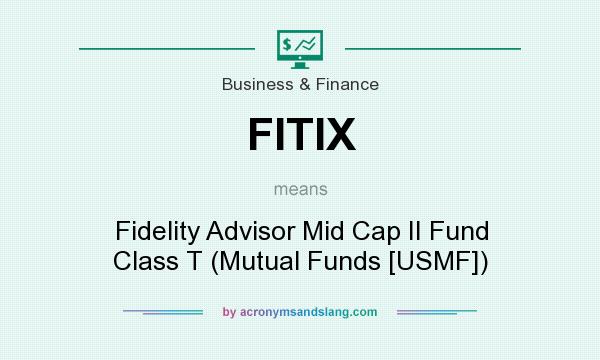 What does FITIX mean? It stands for Fidelity Advisor Mid Cap II Fund Class T (Mutual Funds [USMF])