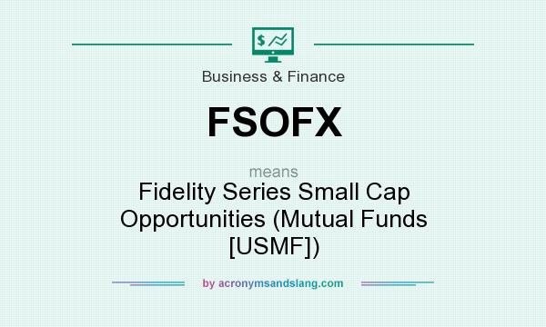 What does FSOFX mean? It stands for Fidelity Series Small Cap Opportunities (Mutual Funds [USMF])