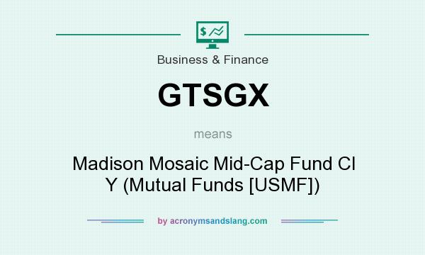 What does GTSGX mean? It stands for Madison Mosaic Mid-Cap Fund Cl Y (Mutual Funds [USMF])