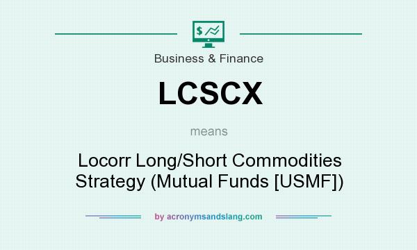What does LCSCX mean? It stands for Locorr Long/Short Commodities Strategy (Mutual Funds [USMF])