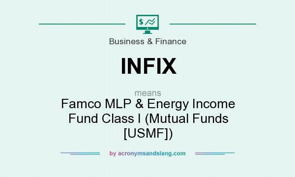 What does INFIX mean? It stands for Famco MLP & Energy Income Fund Class I (Mutual Funds [USMF])