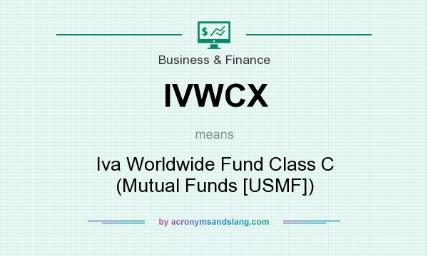 What does IVWCX mean? It stands for Iva Worldwide Fund Class C (Mutual Funds [USMF])