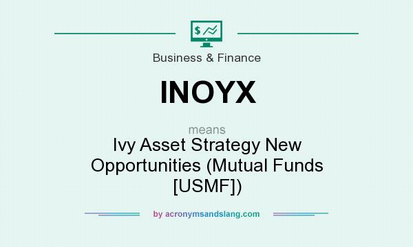 What does INOYX mean? It stands for Ivy Asset Strategy New Opportunities (Mutual Funds [USMF])