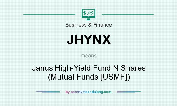 What does JHYNX mean? It stands for Janus High-Yield Fund N Shares (Mutual Funds [USMF])