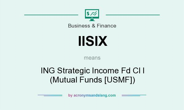 What does IISIX mean? It stands for ING Strategic Income Fd Cl I (Mutual Funds [USMF])