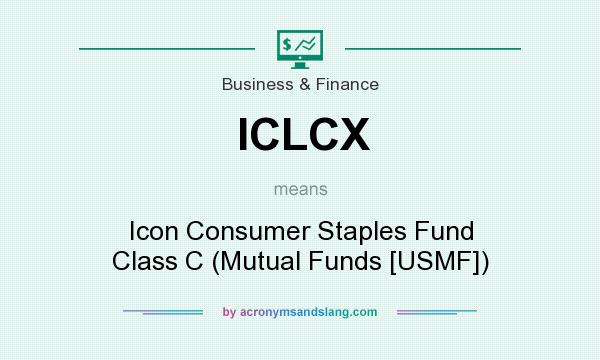 What does ICLCX mean? It stands for Icon Consumer Staples Fund Class C (Mutual Funds [USMF])