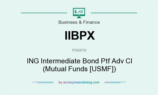 What does IIBPX mean? It stands for ING Intermediate Bond Ptf Adv Cl (Mutual Funds [USMF])
