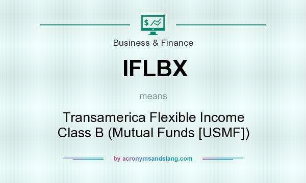 What does IFLBX mean? It stands for Transamerica Flexible Income Class B (Mutual Funds [USMF])