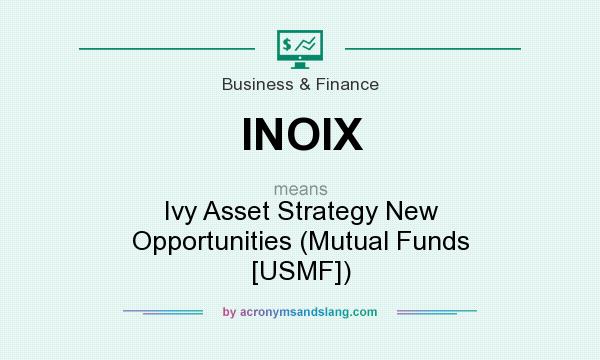 What does INOIX mean? It stands for Ivy Asset Strategy New Opportunities (Mutual Funds [USMF])