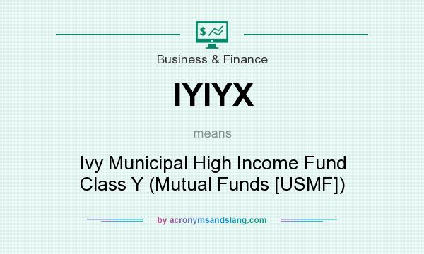 What does IYIYX mean? It stands for Ivy Municipal High Income Fund Class Y (Mutual Funds [USMF])