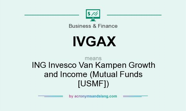 What does IVGAX mean? It stands for ING Invesco Van Kampen Growth and Income (Mutual Funds [USMF])