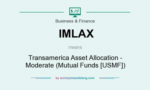 What does IMLAX mean? It stands for Transamerica Asset Allocation - Moderate (Mutual Funds [USMF])