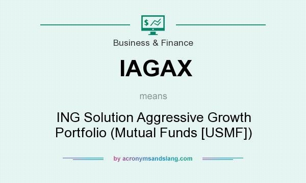 What does IAGAX mean? It stands for ING Solution Aggressive Growth Portfolio (Mutual Funds [USMF])