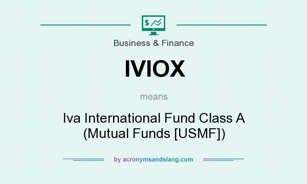 What does IVIOX mean? It stands for Iva International Fund Class A (Mutual Funds [USMF])