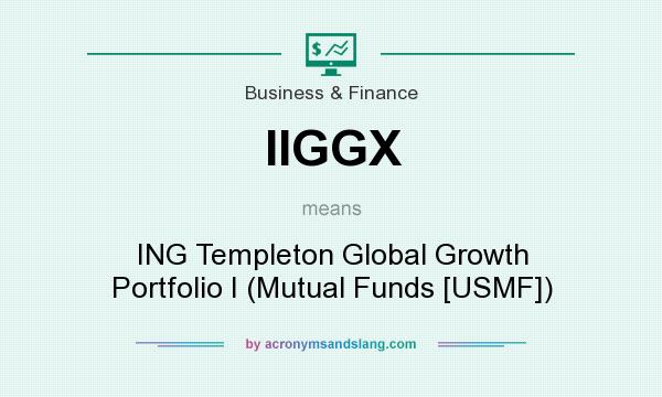 What does IIGGX mean? It stands for ING Templeton Global Growth Portfolio I (Mutual Funds [USMF])