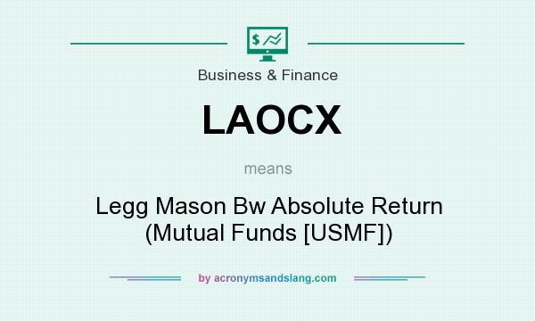What does LAOCX mean? It stands for Legg Mason Bw Absolute Return (Mutual Funds [USMF])