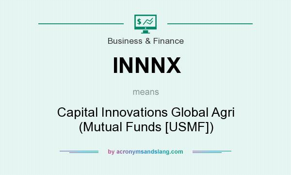 What does INNNX mean? It stands for Capital Innovations Global Agri (Mutual Funds [USMF])