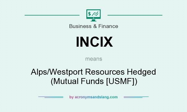 What does INCIX mean? It stands for Alps/Westport Resources Hedged (Mutual Funds [USMF])