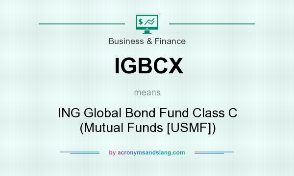 What does IGBCX mean? It stands for ING Global Bond Fund Class C (Mutual Funds [USMF])