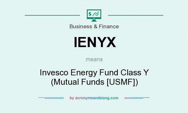 What does IENYX mean? It stands for Invesco Energy Fund Class Y (Mutual Funds [USMF])