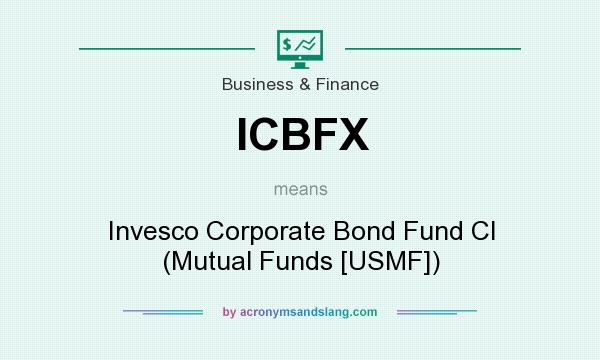 What does ICBFX mean? It stands for Invesco Corporate Bond Fund Cl (Mutual Funds [USMF])